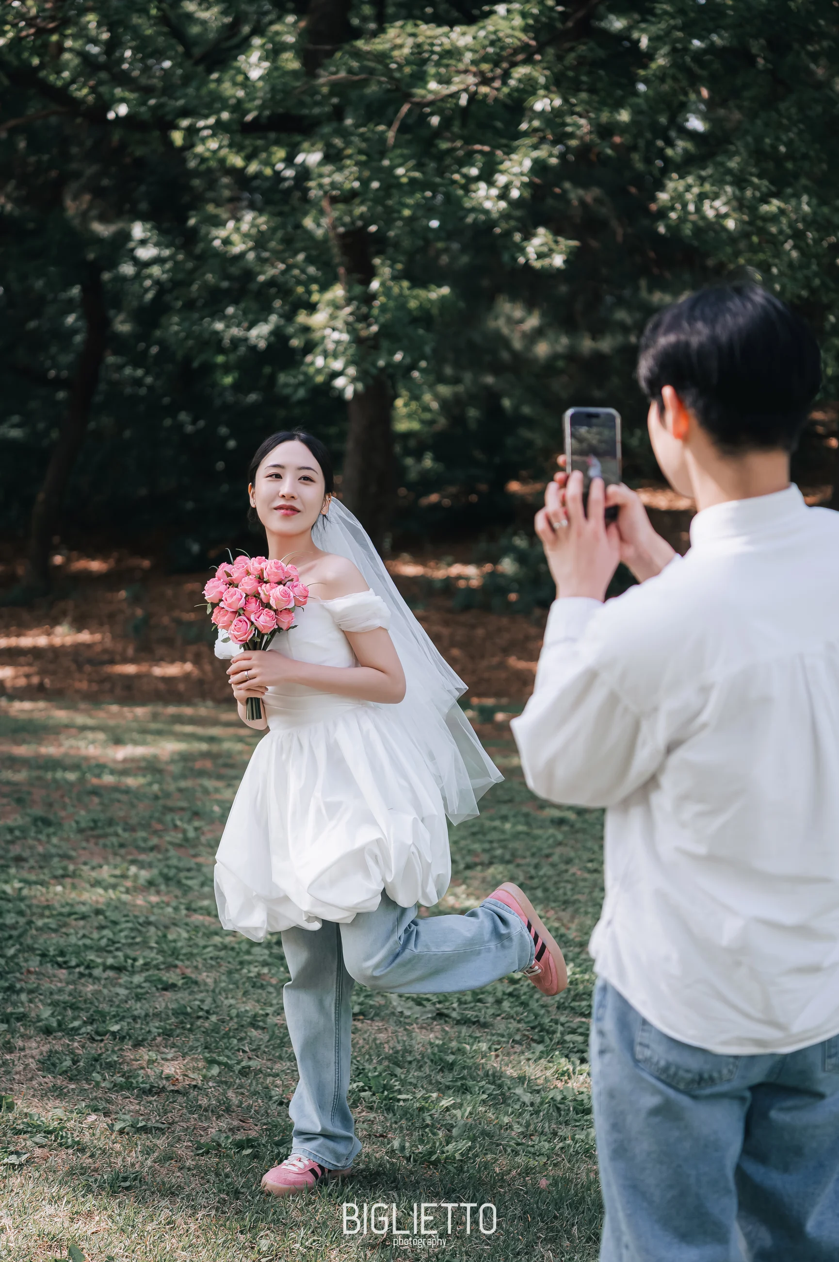 올림픽공원 웨딩 사진 14